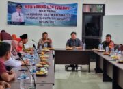 Kapolsek Pusakanagara Menghadiri Monotoring dan Evaluasi TP UKS/M kecamatan Pusakajaya