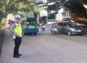 Polres Subang Terjaga Aman, Polisi Rutin Gatur sore di Sekolah