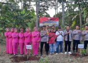 Kapolsek Purwadadi laksanakan Penanaman Pohon dalam Rangka memperingati Hari Bhayangkara ke 78 di Wilayah Hukum Polsek Purwadadi