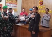 Perkuat Sinergi TNI-Polri, Koramil Purwadadi Berikan Ucapan HUT Bhayangkara Ke-78 kepada Polsek Purwadadi