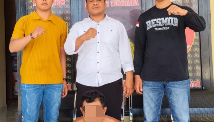 Pelaku penikaman telah dibekuk Tim Resmob Polres Buton Tengah di Kelurahan Tolandona