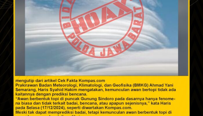 AWAN MELINGKAR DI PUNCAK GUNUNG MERUPAKAN PERTANDA BADAI