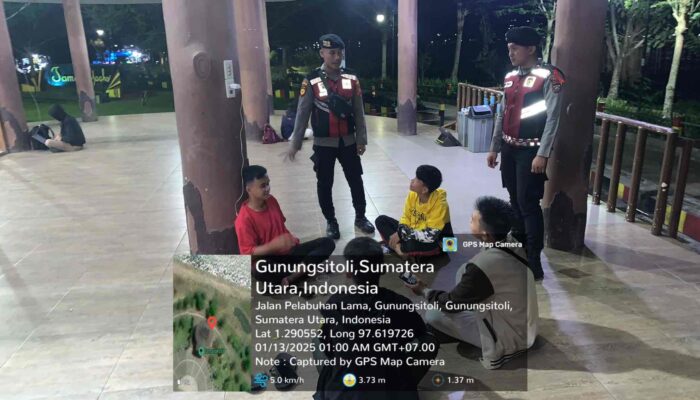 Patroli Objek Vital, Polres Nias Pastikan Keamanan Wilayah Kota Gunungsitoli