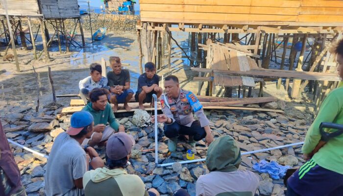 Langkah Nyata Aiptu Sisran Atasi Krisis Air Bertahun-Tahun di Pesisir Sultra