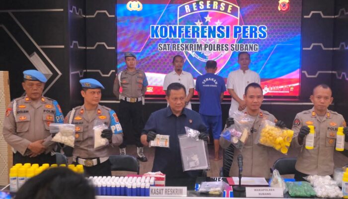 Polres Subang Ungkap Kasus Pemalsuan Pestisida, Satu Tersangka Diamankan
