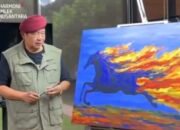 Raja Batu Bara Low Tuck Kwong Beli Lukisan “Kuda Api” Karya SBY Rp6,5 Miliar di Lelang Imlek Demokrat