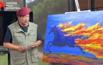 Raja Batu Bara Low Tuck Kwong Beli Lukisan “Kuda Api” Karya SBY Rp6,5 Miliar di Lelang Imlek Demokrat