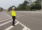Satlantas Polres Subang Putar Balik Kendaraan Sumbu 3 di Gerbang Tol, Demi Kelancaran Arus Mudik Lebaran 2026