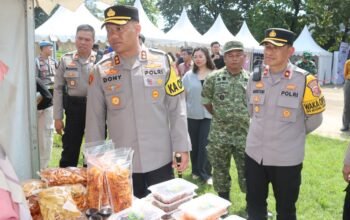 Polres Subang Gelar Gerakan Pangan Murah, Kapolres Turun Langsung Ringankan Beban Masyarakat