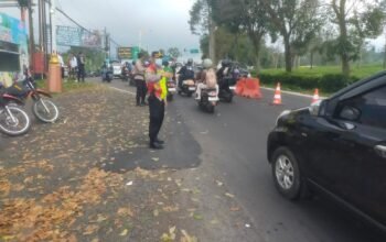 H+3 Hari Raya Idul Fitri 1447, Arus lalu lintas Menuju Kawasan Wisata Ciater Terpantau Ramai dan Tetap lancar