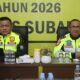 Pengamanan Mudik Lebaran Dibahas, Kapolres Subang Ikuti Anev Operasi Ketupat 2026 Tingkat Polda Jabar
