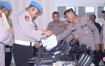 Propam Mabes Polri dan Polda Sumut Laksanakan Mitigasi Risiko Senpi di Polres Asahan