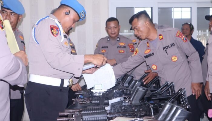 Propam Mabes Polri dan Polda Sumut Laksanakan Mitigasi Risiko Senpi di Polres Asahan