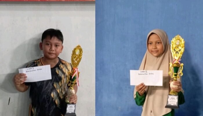 Hebat! Dua Peserta Didik SDIT Darul Fikri Raih Juara O2SN Bulutangkis