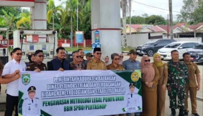 Pengawasan Metrologi Legal SPBU di Paringin, Wabup Balangan Tekankan Sinergi dan Pelayanan