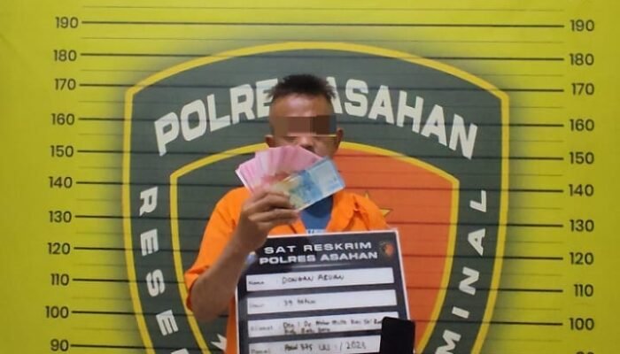 POLRES ASAHAN UNGKAP KASUS PEREDARAN UANG PALSU DI KISARAN