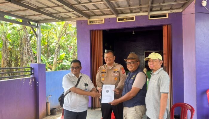 Kabag SDM Polres Subang Bersama BRI Cabang Subang Sosialisasikan KUR untuk Petani Jagung Binaan