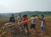 Bhabinkamtibmas Polsek Purwadadi Tinjau Lahan Binaan, Perkuat Ketahanan Pangan Polri Bersama Warga