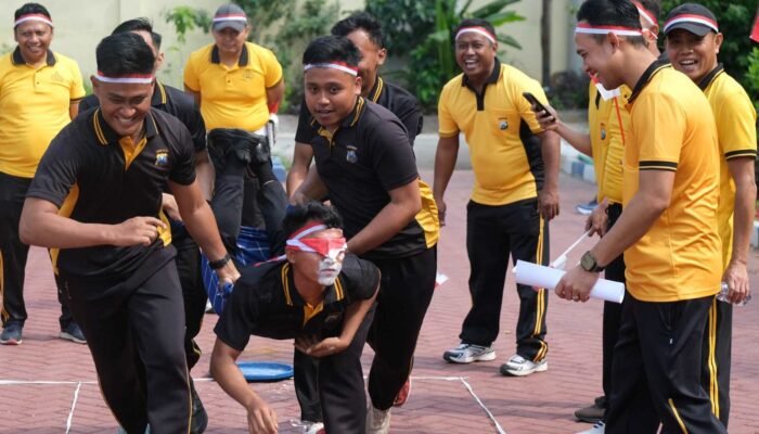 Polresta Sumenep Semarakkan HUT RI ke-81 dengan Olahraga dan Aneka Lomba Kebersamaan