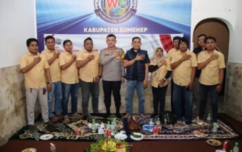Kapolresta Sumenep Pererat Sinergitas dengan Ikatan Wartawan Online