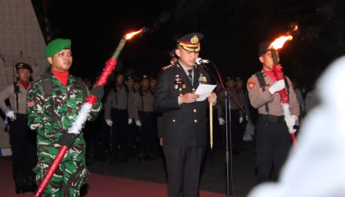 Kapolresta Sumenep Pimpin Apel Kehormatan dan Renungan Suci di Taman Makam Pahlawan