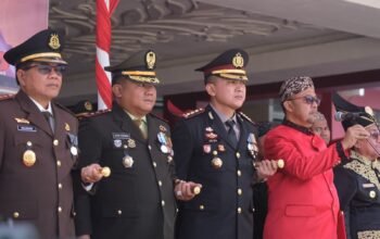 Kapolresta Sumenep Hadiri Upacara HUT Kemerdekaan RI Ke-81 di Pemkab Sumenep