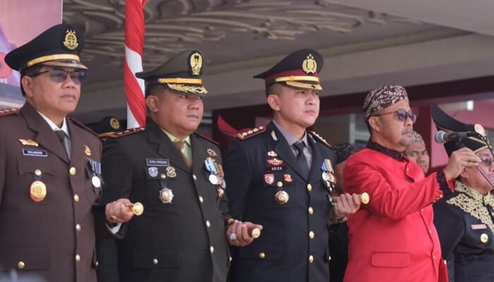 Kapolresta Sumenep Hadiri Upacara HUT Kemerdekaan RI Ke-81 di Pemkab Sumenep