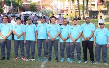 Semarak Kebersamaan, Kapolresta Sumenep Ikuti Lomba Sepak Bola Mini Bersama Forkopimda dan BPMD