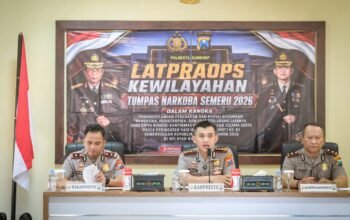 Komitmen Bersih dari Narkoba, Polresta Sumenep Gelar Latpraops Tumpas Narkoba Semeru 2026